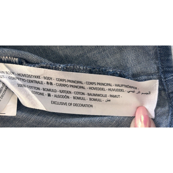 Ariat Denim Western Shirt Women’s XL Embroidered Cowgirl Back Rodeo Ranch - Picture 9 of 9